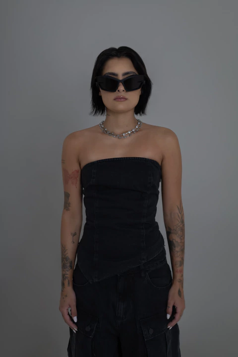 [CORSET_BLACKWASHED] - comprar online