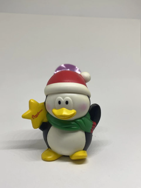 Miniatura Enfeite Natalino Pinguin - Bauducco Anos 2000