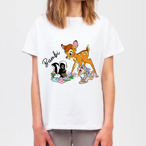 Camiseta Bambi e Amigos