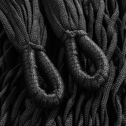 Rede de Dormir e descanso Camping Nylon Impermeável Preto - Redes de Dormir - Rede de Descanso  - Rede Edredom - Rede Artesanal - Feito a Mão