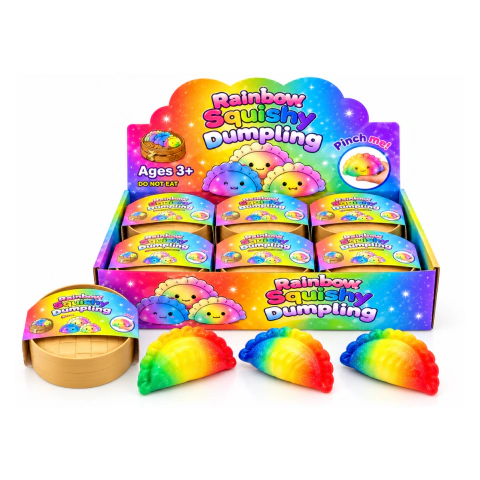 Squishy antiestres 3 Empanadas ARCOIRIS