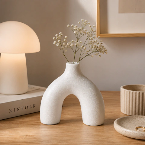 Florero de ceramica 16 cm