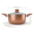 Cacerola Cerámica Antiadherente Larhaus Volt Copper 24 cm - GastroNovo | Bazar y Equipamiento Gastronómico