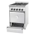 Cocina Industrial a Gas 4 Hornallas 55 cm Sol Real - comprar online