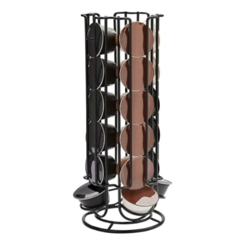 Porta Cápsulas Nespresso Torre x24 Crystal Rock