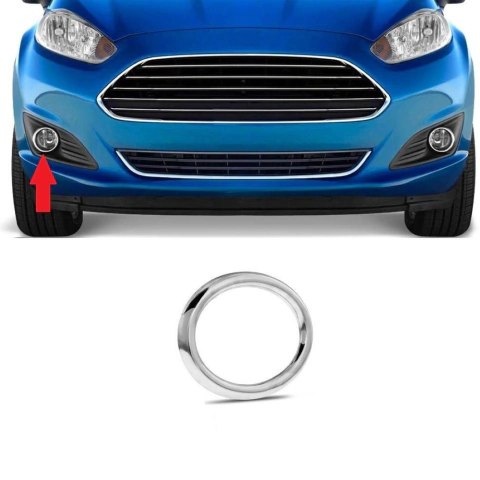 Copo Grade Milha NEW FIESTA 13 a 17 Cromado Direito