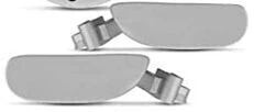 Par Maçaneta PEUGEOT 206 99 a 08 207 09 a 14 Acetinado