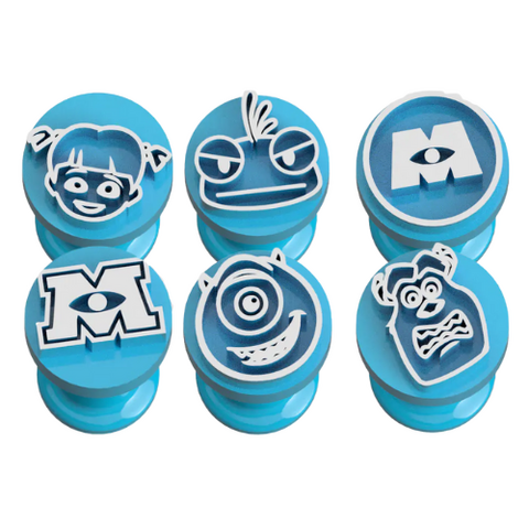 Kit de Carimbos de Brigadeiro - Monstros SA