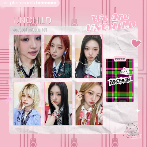 UNCHILD - WE ARE UNCHILD SCHOOL PHOTO SET PHOTOCARDS FANMADE - comprar online
