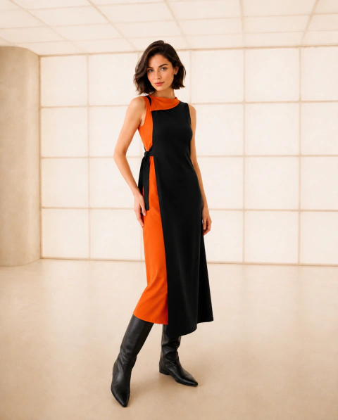 Vestido Longo Magda em Viscolycra - 9401/339
