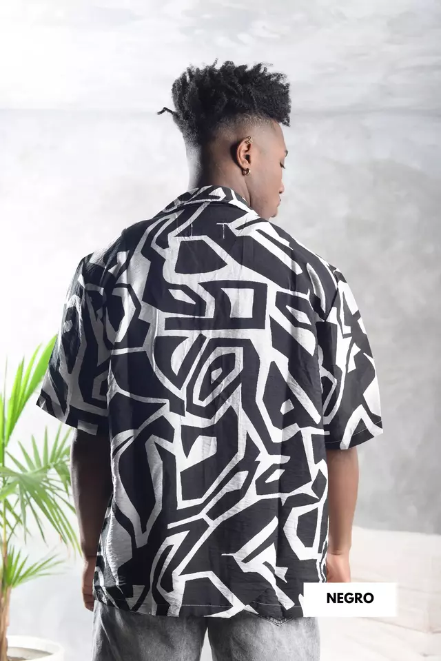 Camisa seda estampada — imagen 10
