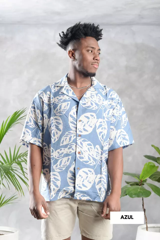 Camisa seda estampada — imagen 12