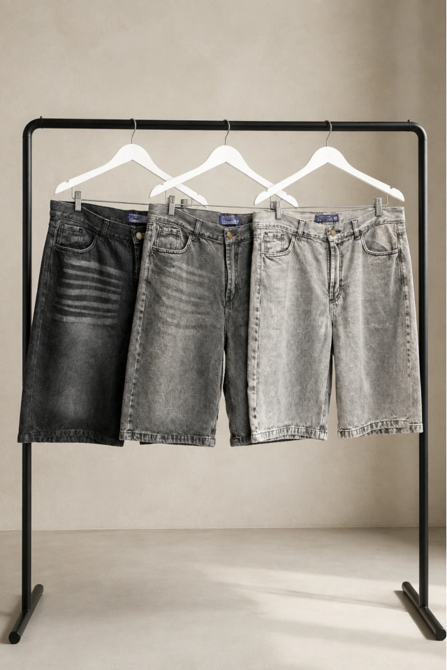 Bermuda jean para mamá