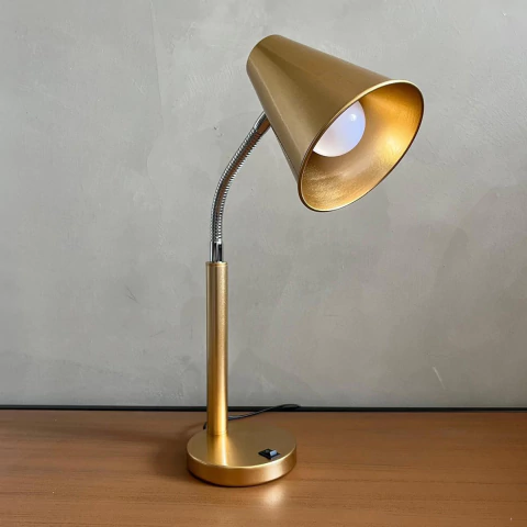 Imagem do Abajur Flexivel de Mesa Haste Metal