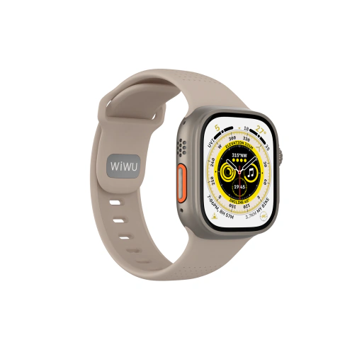 Pulseira Comf Secur Bege para Apple Watch 44, 45, 46 e 49mm - Phone Store Shop