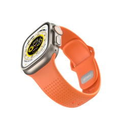 Pulseira Comf Secur Laranja para Apple Watch 44, 45, 46 e 49mm