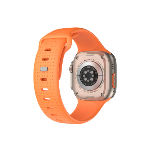 Pulseira Comf Secur Laranja para Apple Watch 44, 45, 46 e 49mm - loja online