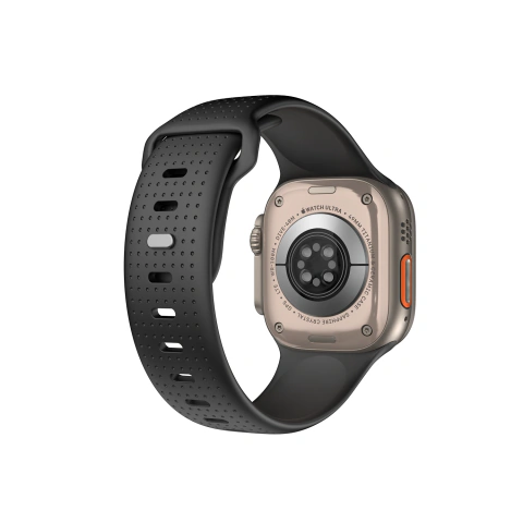 Pulseira Comf Secur Preta para Apple Watch 44, 45, 46 e 49mm - loja online