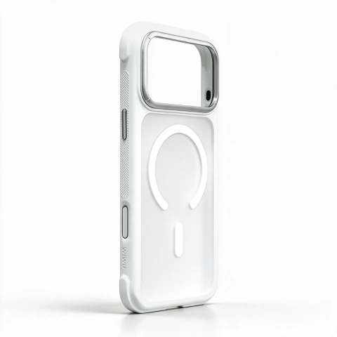 Case AeroArmor Pro Branca iPhone 18 Pro e 17 Pro na internet