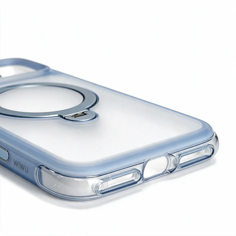 Imagem do Case AeroShield Ultra Light Blue iPhone 18 Pro e 17 Pro