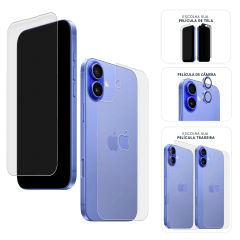 Combo Envelopamento Azul iPhone 16