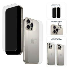 Combo Envelopamento Natural iPhone 16 Pro Max