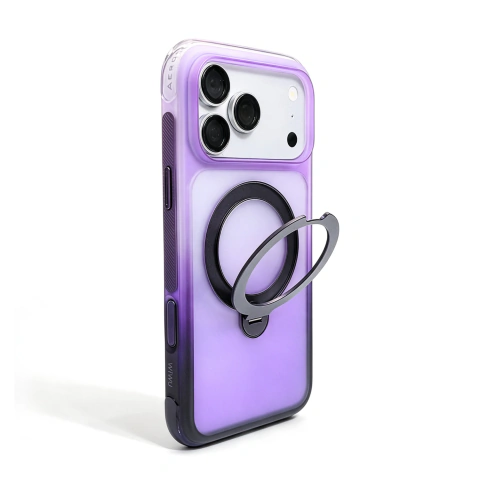 Case AeroShield Aurora Roxo iPhone 18 Pro Max e 17 Pro Max na internet