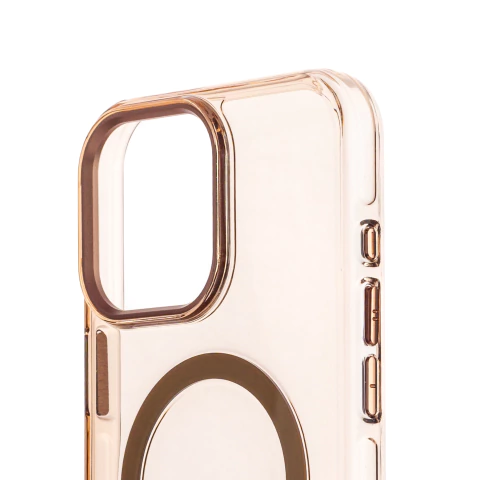 Case Acrílico Dourado iPhone 16 Pro Max na internet
