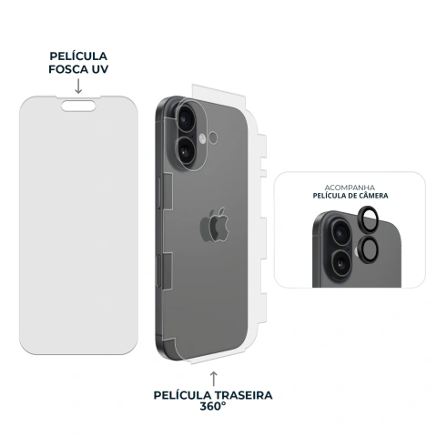 Combo Envelopamento Preto iPhone 17 - loja online