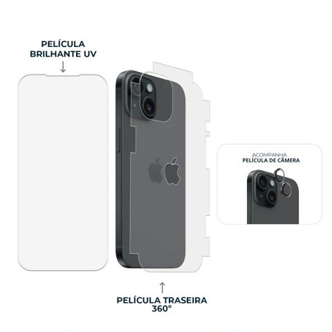 Combo Envelopamento Preto iPhone 15 na internet