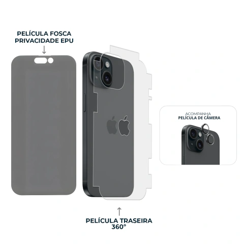 Combo Envelopamento Preto iPhone 15 na internet