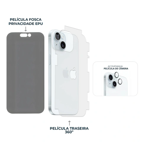 Combo Envelopamento Azul iPhone 15 na internet