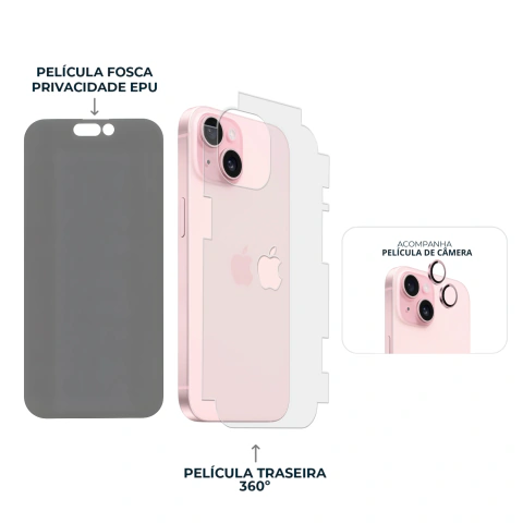 Combo Envelopamento Rosa iPhone 15 na internet