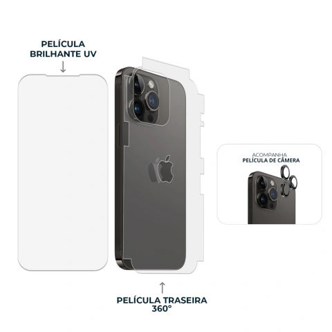 Combo Envelopamento Preto iPhone 14 Pro na internet