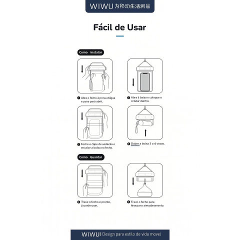 Bolsa Prova d’Água Para Celular na internet