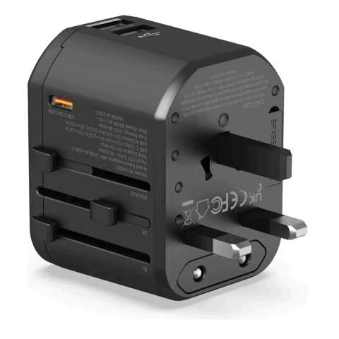 Adaptador Universal de Viagem 20W com 2 Entradas USB na internet