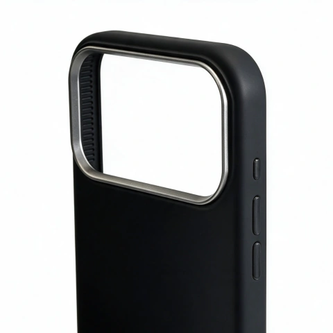 Case Skin Touch Preta iPhone 17 Pro Max e 18 Pro Max - Phone Store Shop