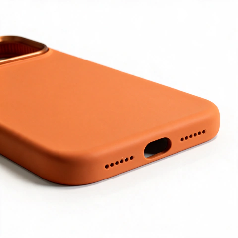 Case Skin Touch Laranja iPhone 17 Pro Max e 18 Pro Max - loja online