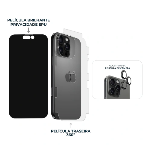 Combo Envelopamento Preto iPhone 16 Pro Max na internet