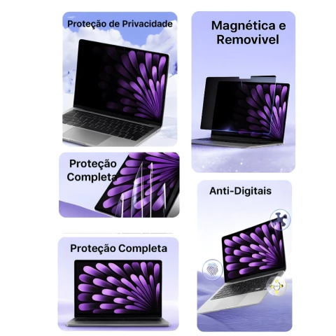 Película Magnética de Privacidade Para MacBook Air 15.3 na internet