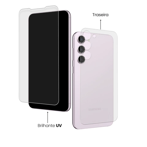 Kit Película de Tela + Traseira Samsung S23 Plus - loja online