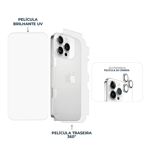 Combo Envelopamento Branco iPhone 15 Pro Max na internet