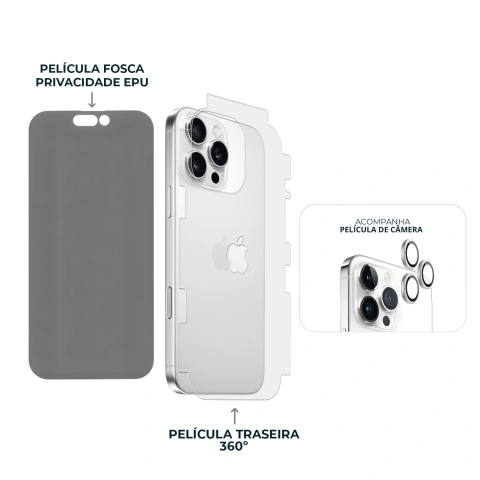 Combo Envelopamento Branco iPhone 16 Pro Max na internet