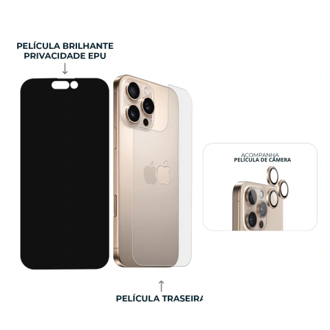 Imagem do Combo Envelopamento Deserto iPhone 16 Pro