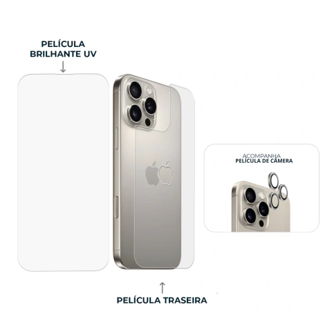 Combo Envelopamento Natural iPhone 16 Pro Max - comprar online