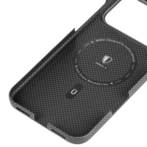 Case Aramid Armor Preta iPhone 17 Pro e 18 Pro - loja online
