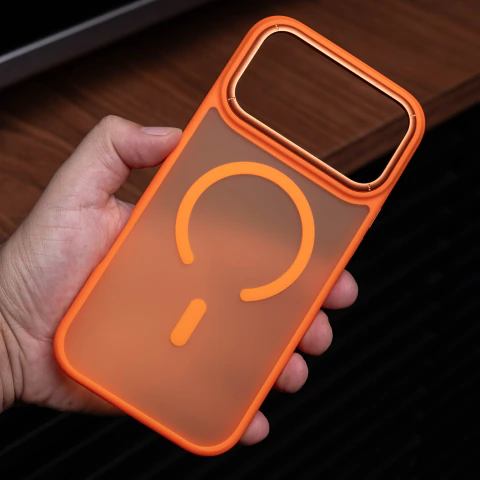 Imagem do Case Armor Pro Laranja iPhone 17 Pro e 18 Pro