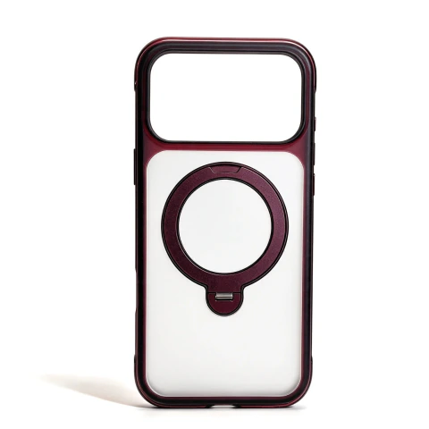 AeroShield Ultra Dark Cherry, o anel saindo da traseira