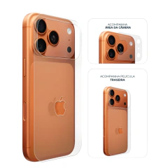 Kit Traseira + Área da Câmera iPhone 17 Pro