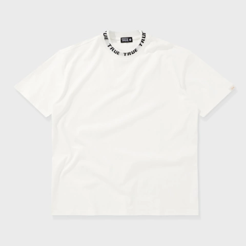 TRUE Camiseta Oversize Cuello Tejido - comprar en línea